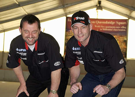 Jos Verstappen - her sammen med sin tidligere chef - Paul Stodddart